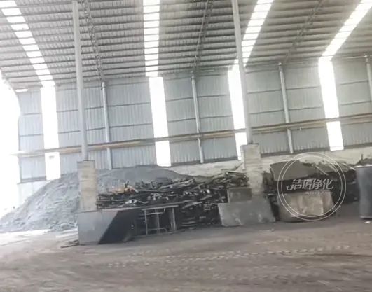 為陶瓷廠煤氣站安裝100+個(gè)高壓噴霧頭！Dejing的凈?除臭顯實(shí)力！